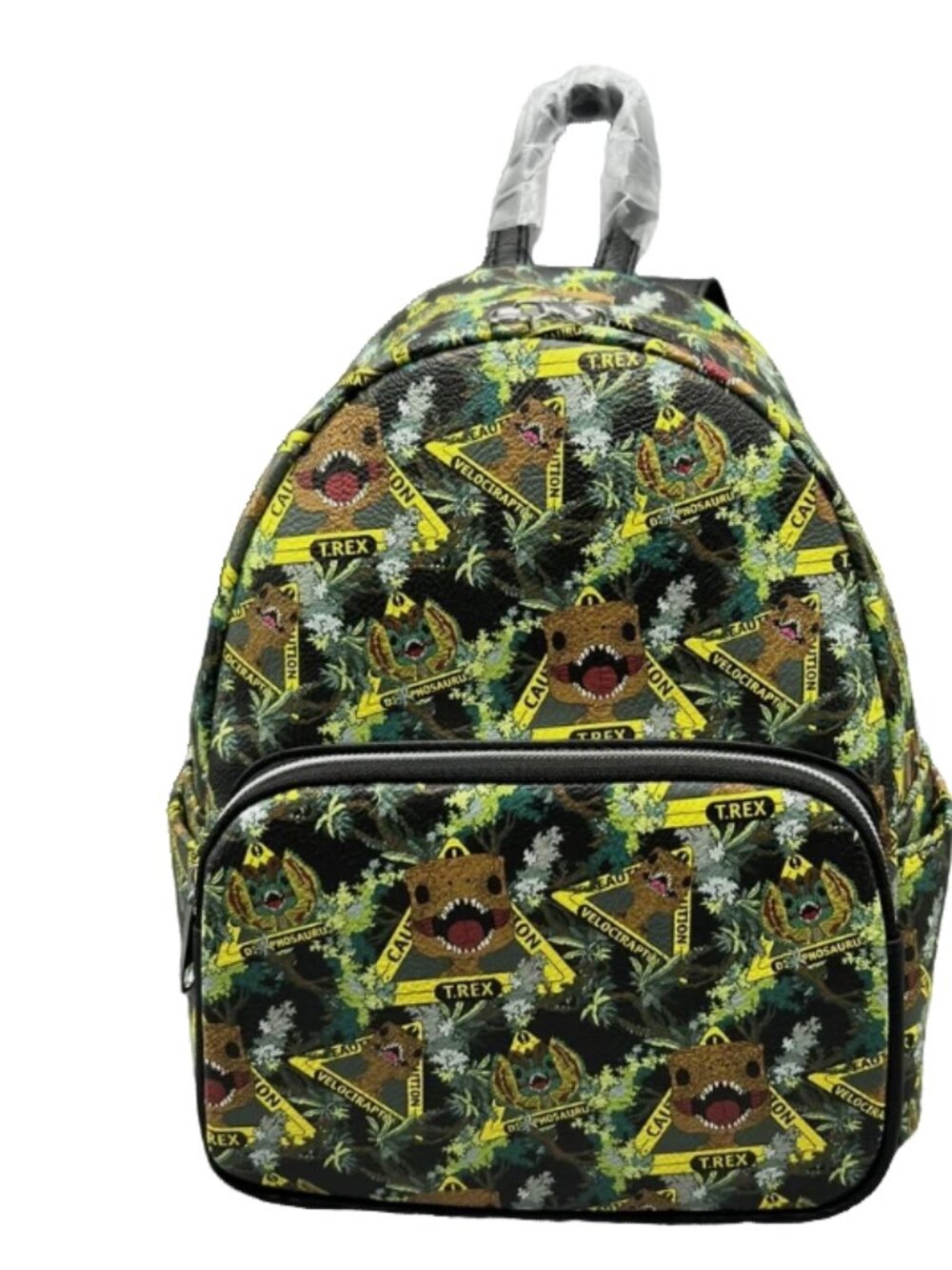 Funko Pop! Jurassic Park Mini Backpack Brown Green Dinosaur Print